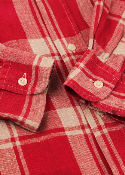 Sisley linen shirt in red