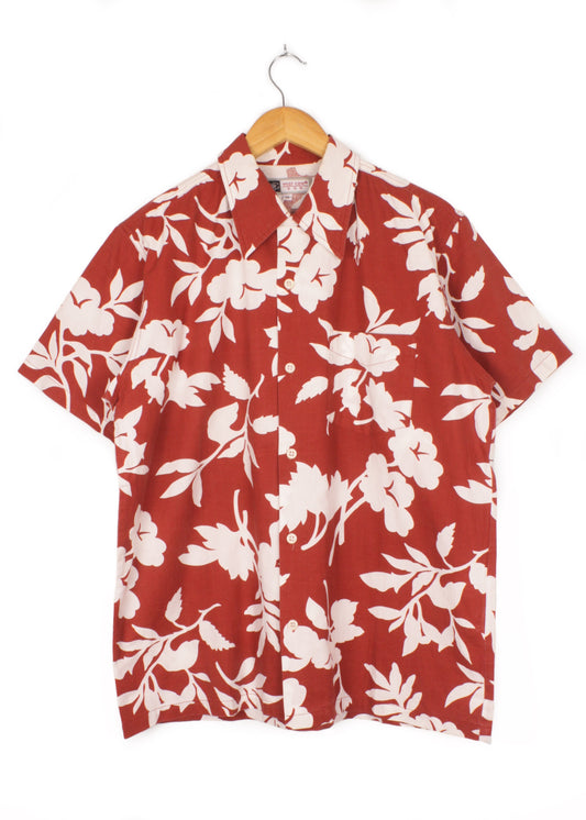 Hawaii shirt in terracotta