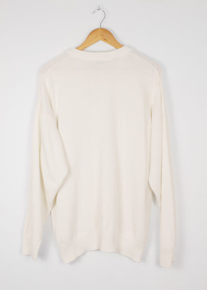 Vintage Lacoste jumper in white