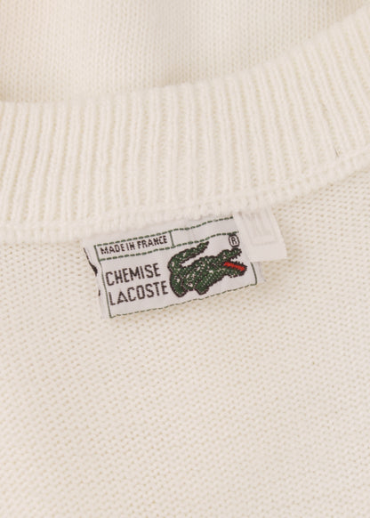 Vintage Lacoste jumper in white