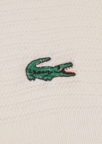 Vintage Lacoste jumper in white
