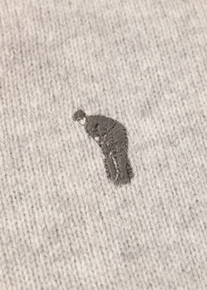Vintage lambswool sweater in sand
