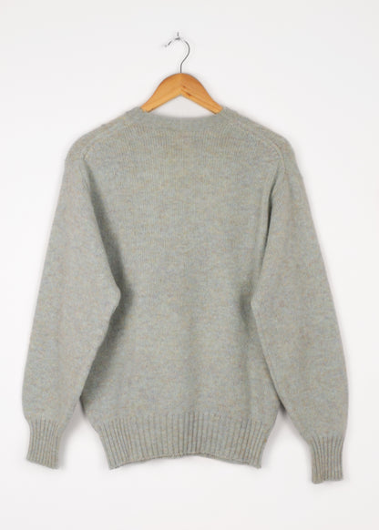 Woolen sweater in blue