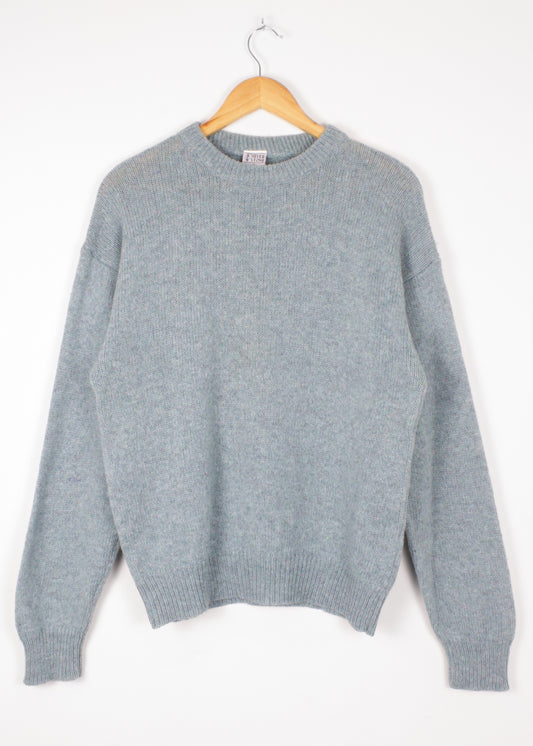 Woolen sweater in sky blue