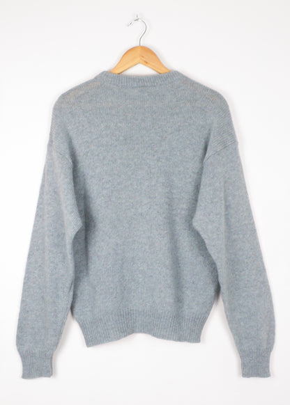 Woolen sweater in sky blue