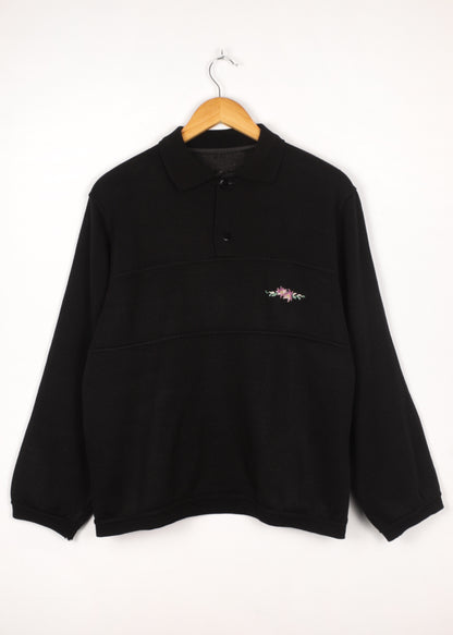 Vintage sweatshirt in black