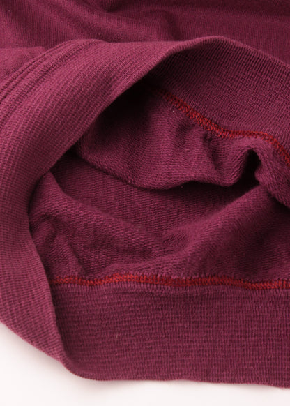 Vintage sweatshirt in eggplant and grey