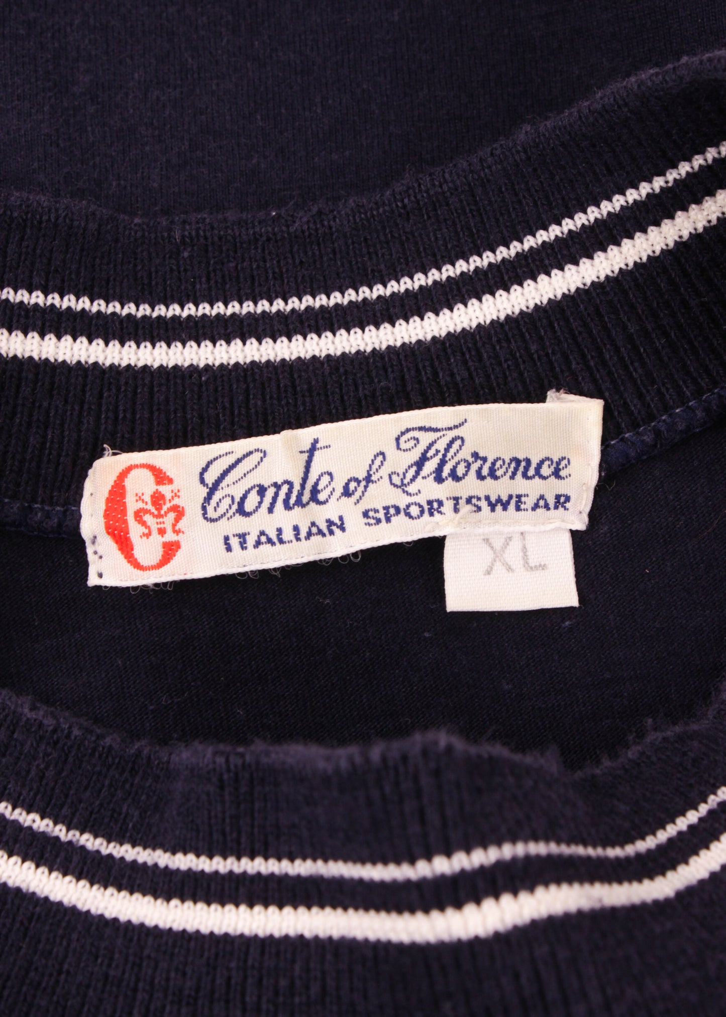 Vintage Conte of Florence tee in navy