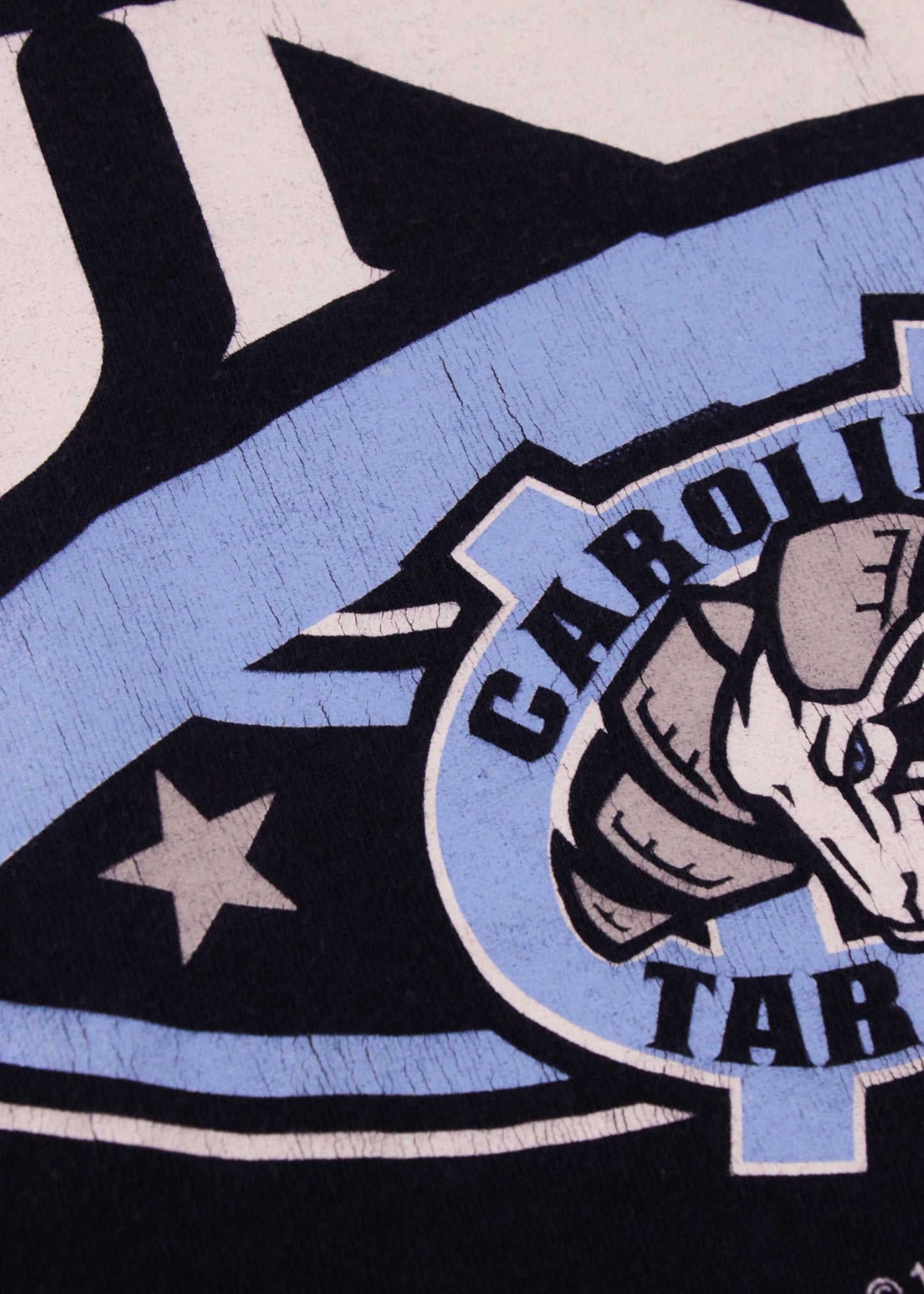 University of North Carolina tee in blue with Looney Tunes