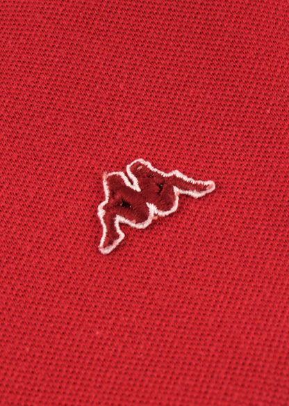 Kappa polo tee in red