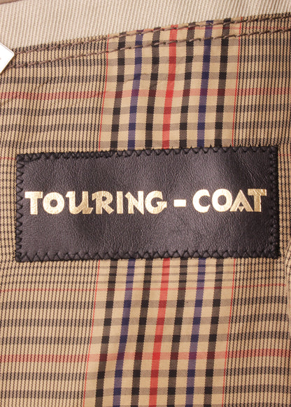 Woolen trench coat in grey