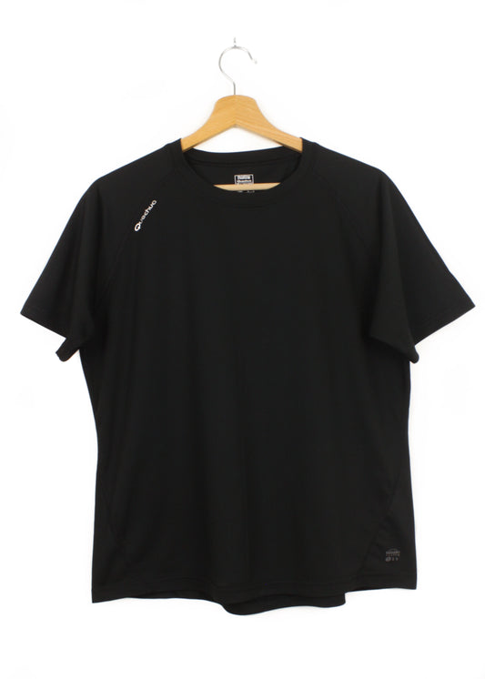 Quechua sport tee in black