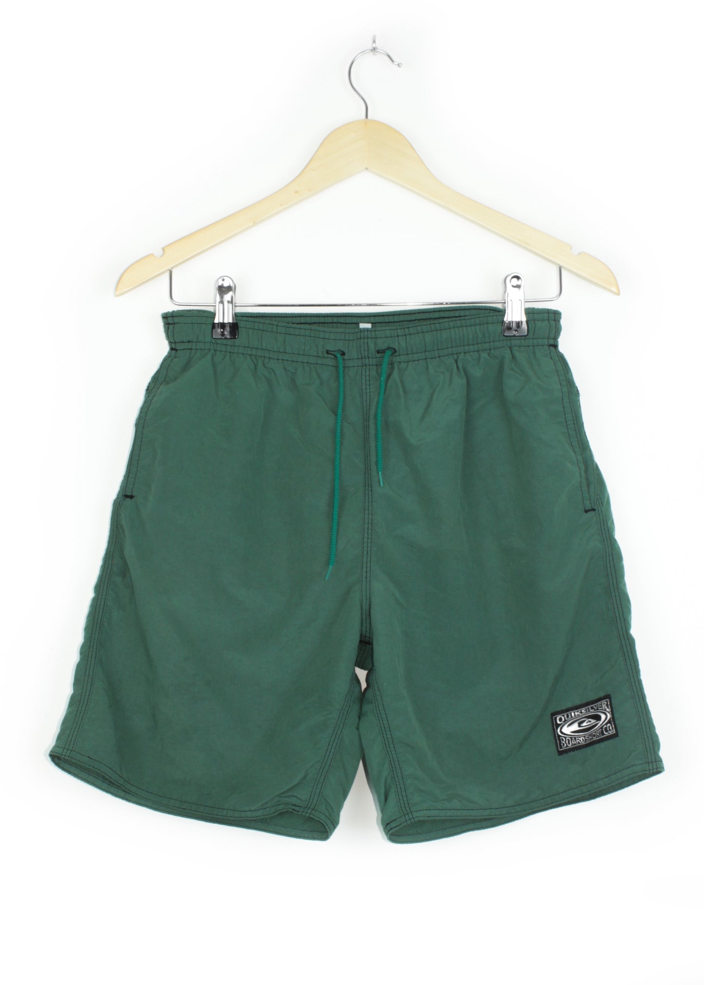 Quicksilver beach shorts in sage green (with pockets)