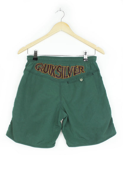 Quicksilver beach shorts in sage green (with pockets)