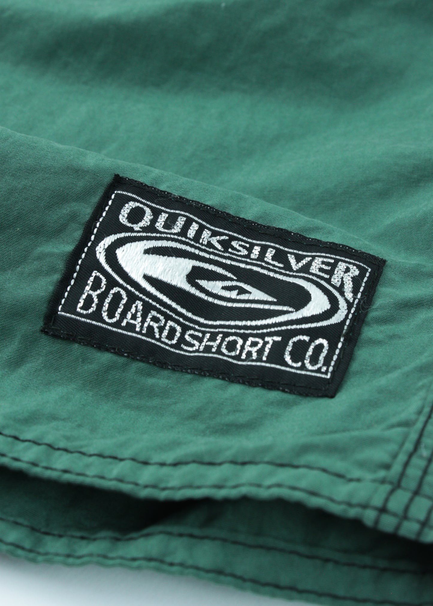 Quicksilver beach shorts in sage green (with pockets)