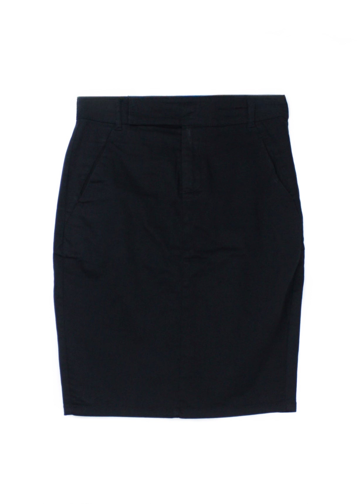 Stradivarius high waist pencil skirt in black