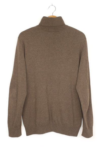 Vintage turtle neck jumper in brown