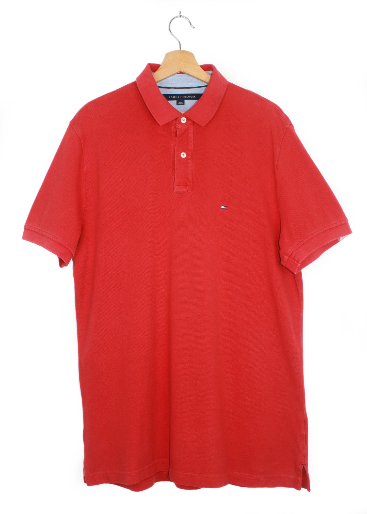 Červené polo tričko Tommy Hilfiger