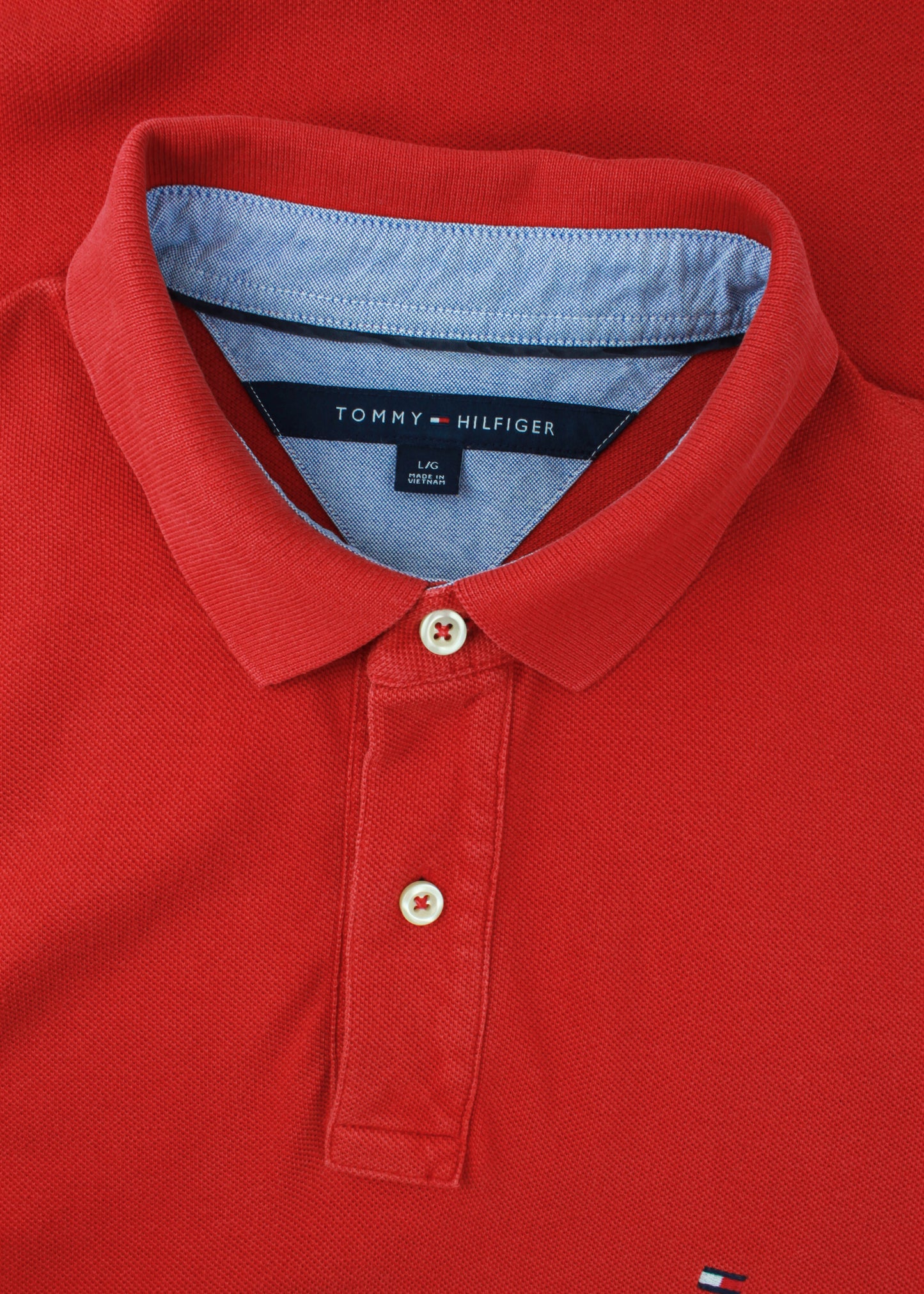 Červené polo tričko Tommy Hilfiger