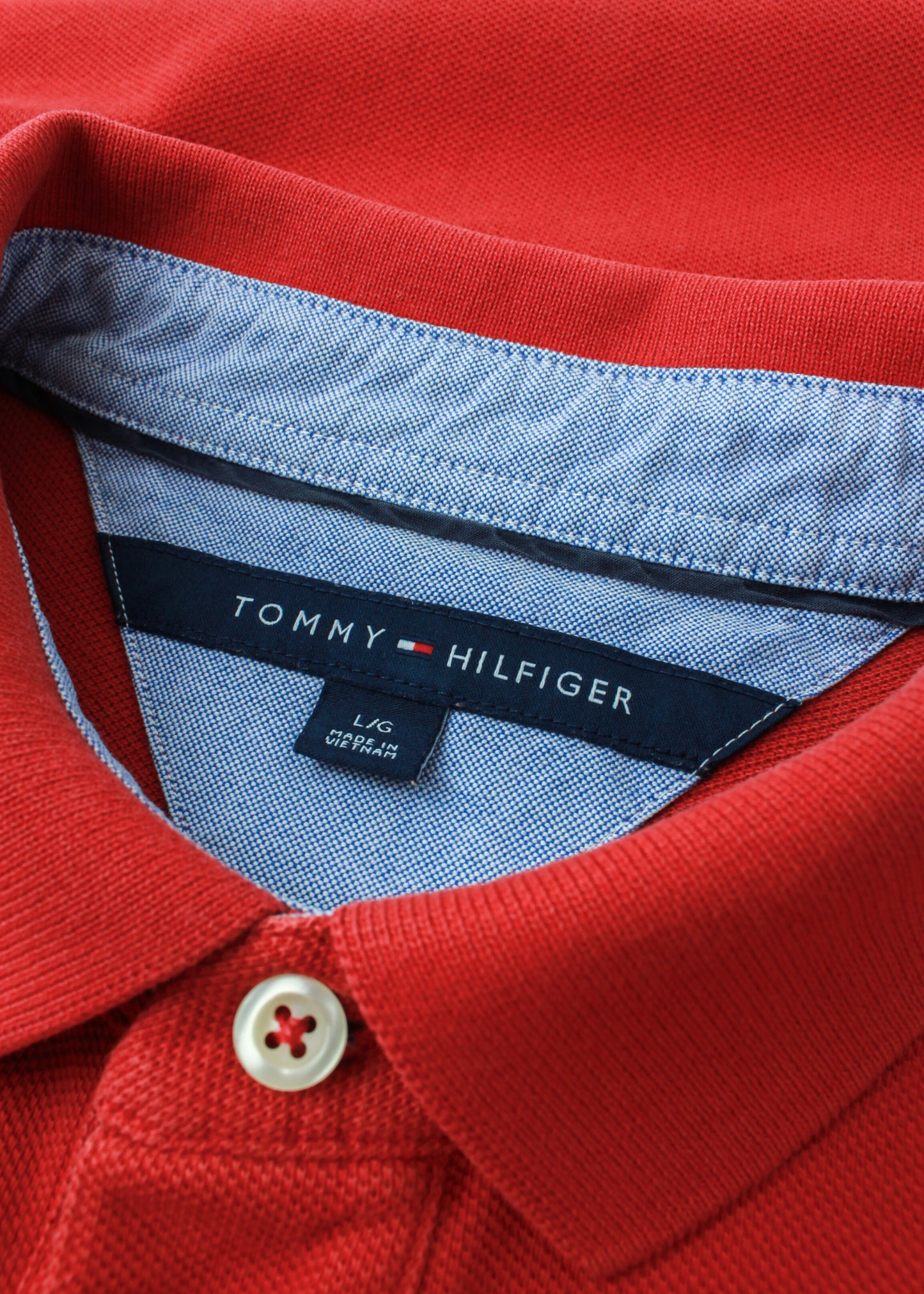 Červené polo tričko Tommy Hilfiger