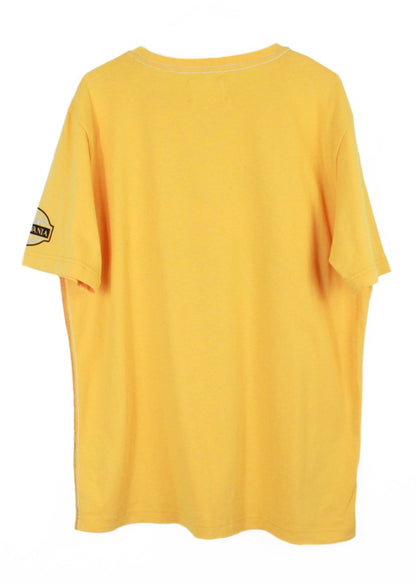 Žluté tričko Tough Jeansmith s potiskem