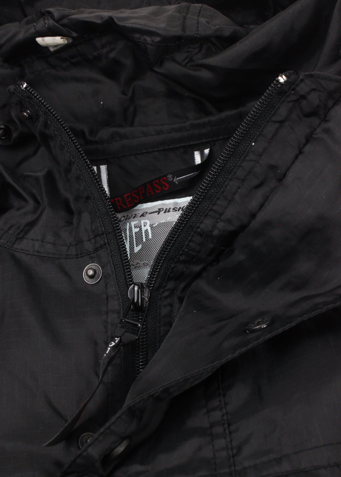 Vintage anorak in black