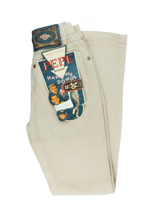 Vintage Pepe jeans in beige