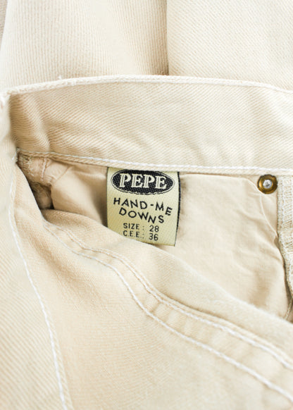 Béžové vintage džíny Pepe jeans