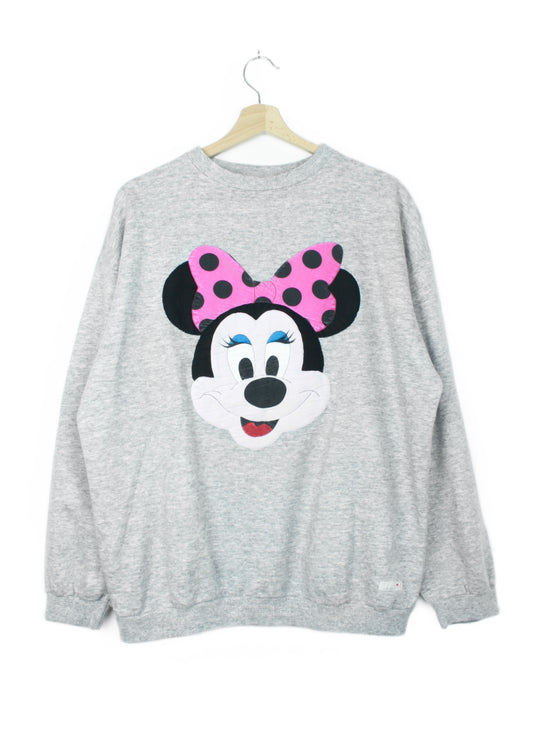 Vintage Minnie Mouse sweatshirt in grey