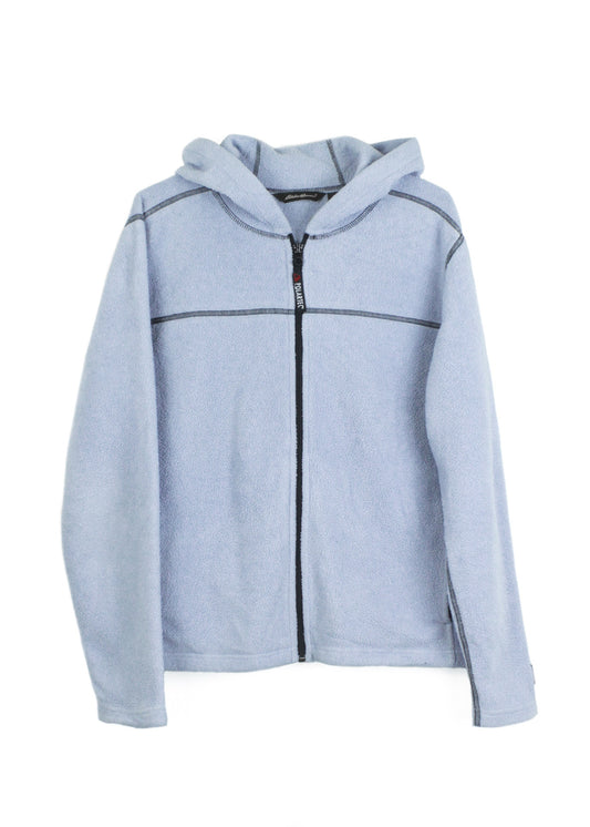 Eddie Bauer fleece in sky blue with zip