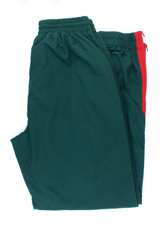 Vintage wind pants in pine green (with pockets)