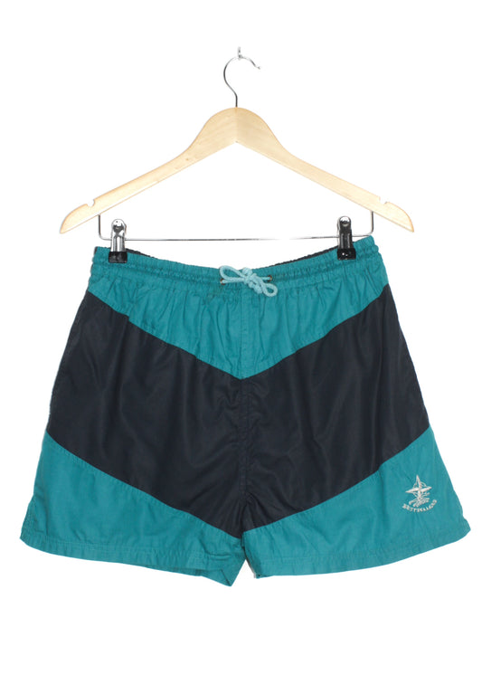 Vintage beach shorts in blue (with pockets)