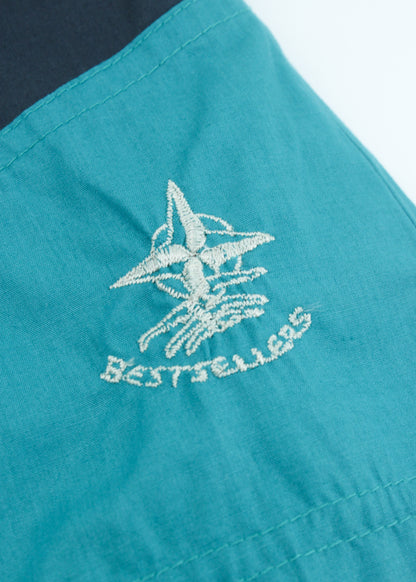 Vintage beach shorts in blue (with pockets)