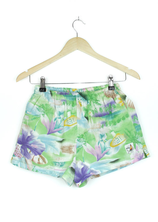 Vintage colorful beach shorts