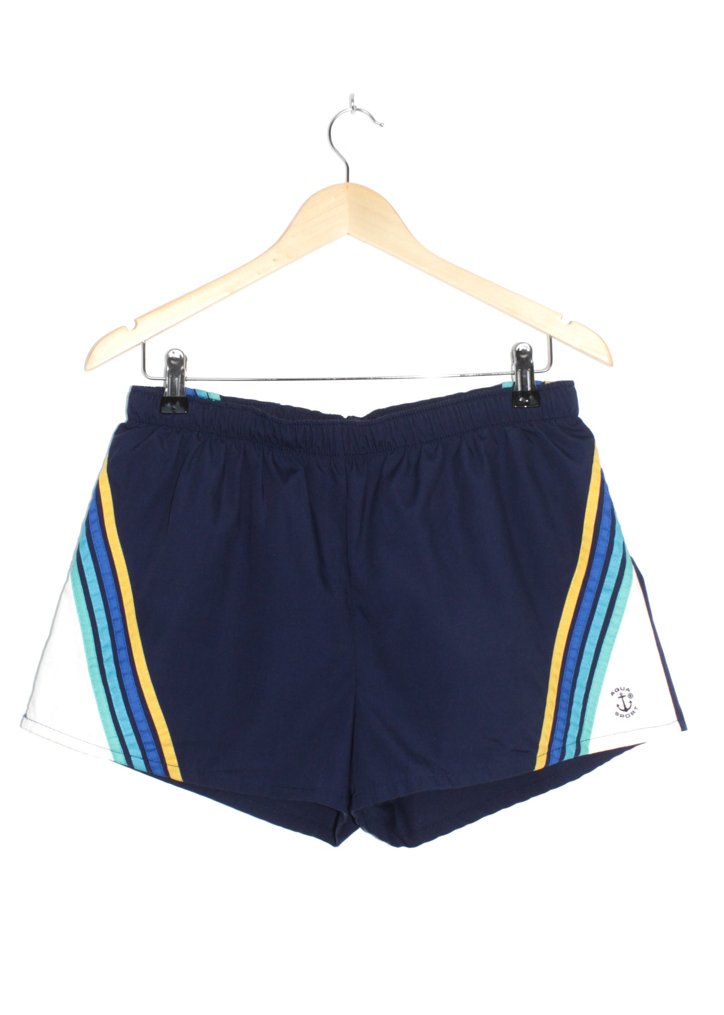 Vintage beach shorts in blue