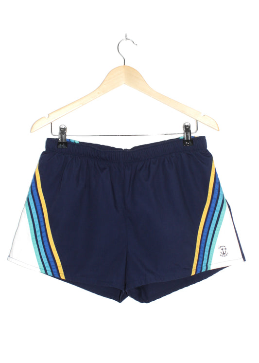 Vintage beach shorts in blue