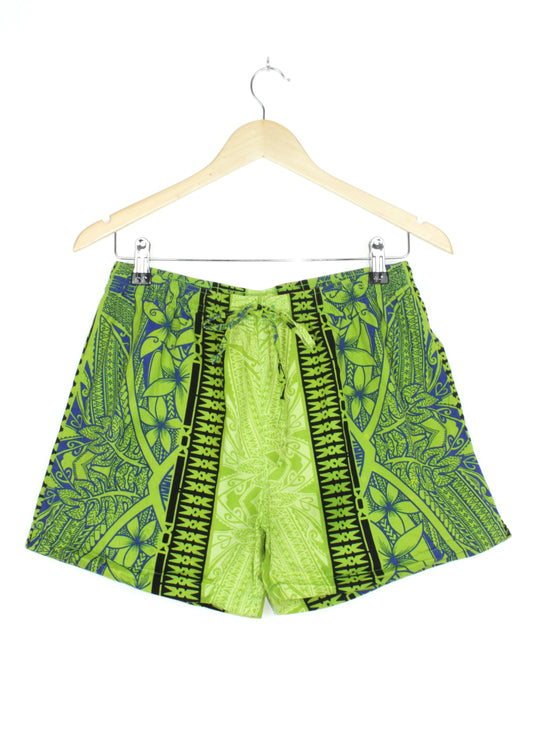 Vintage Hawaii beach shorts in green