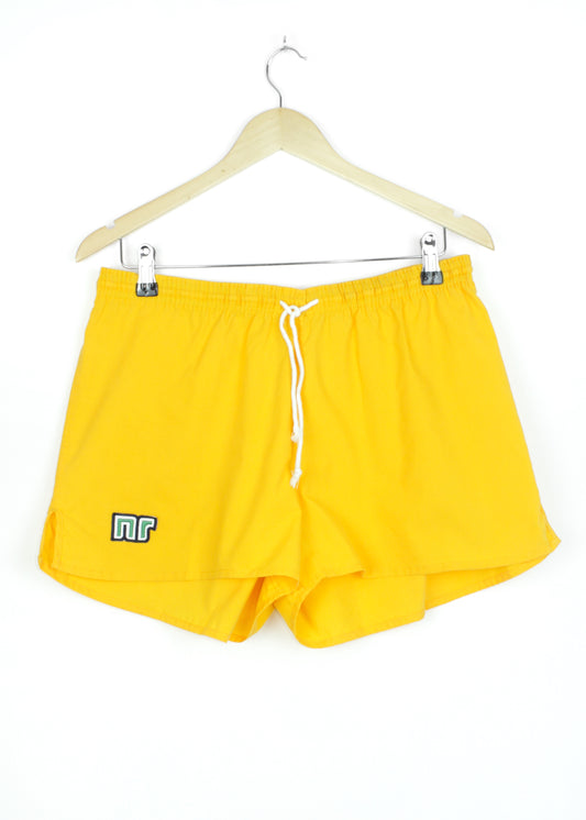 Vintage beach shorts in yellow