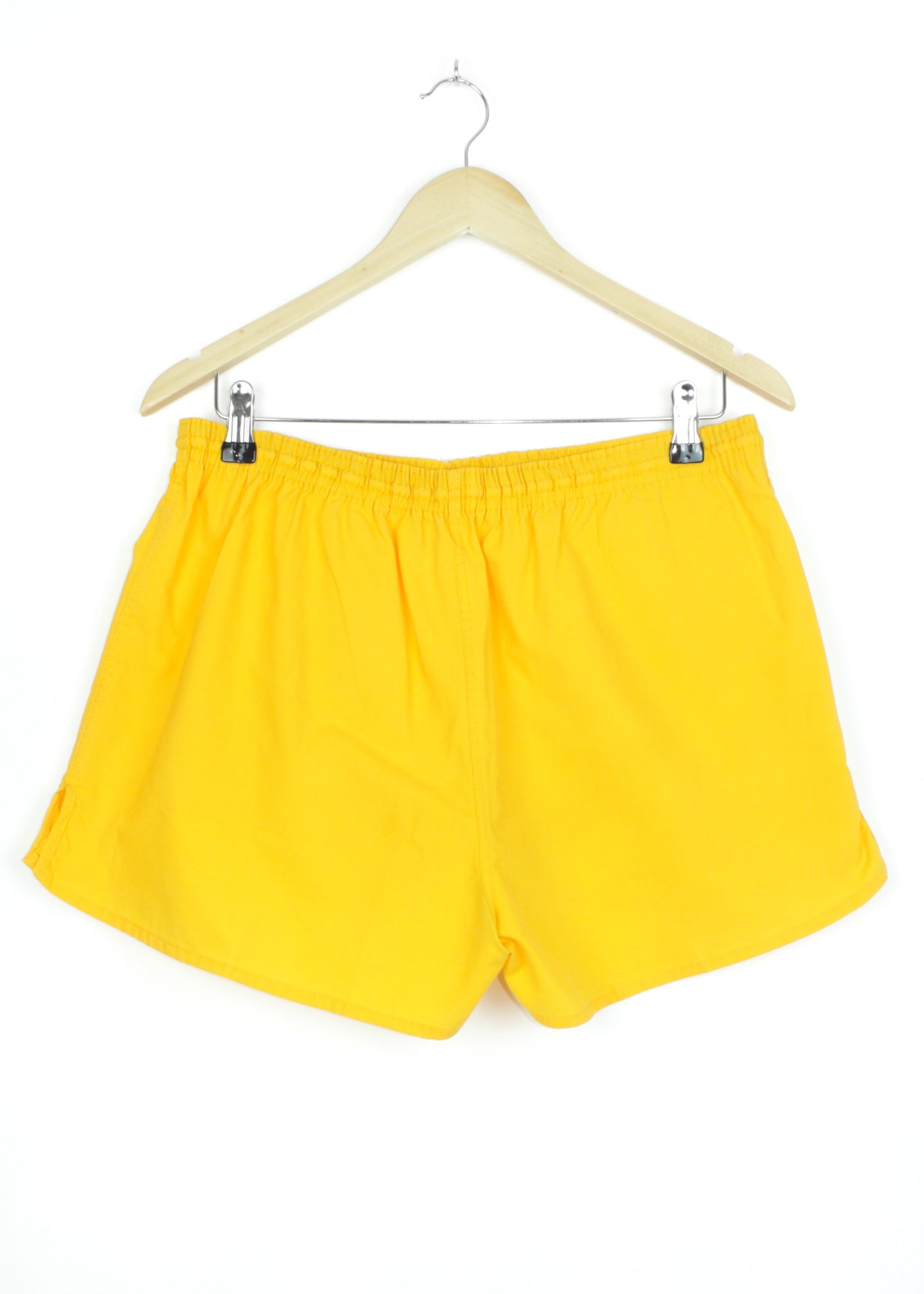 Vintage beach shorts in yellow