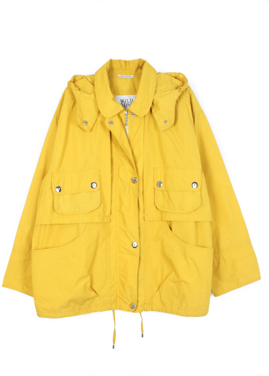 Vintage women's jacket in mustard