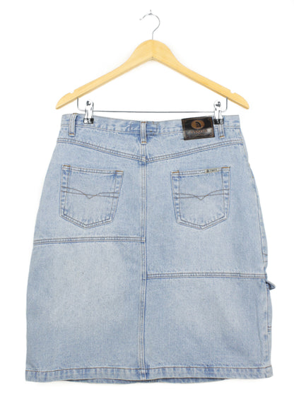 Vintage jean skirt in light blue