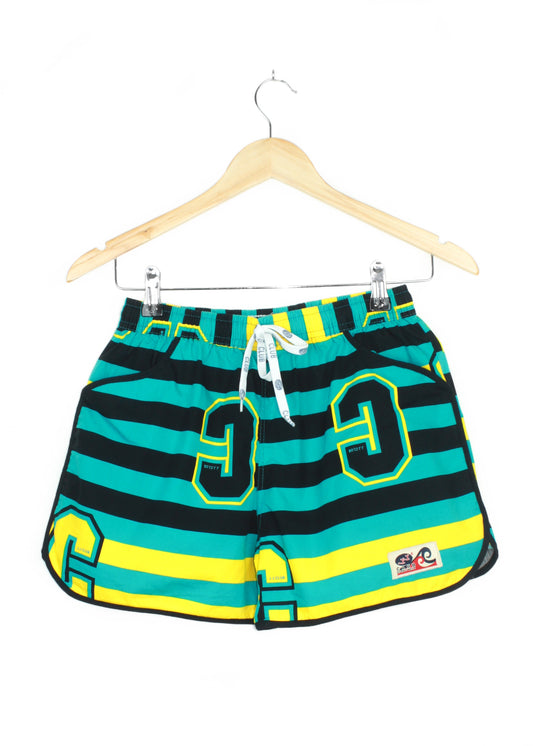 Vintage colorful striped shorts (with pockets)