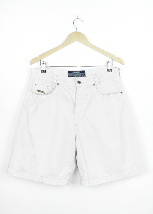 Vintage jean shorts in white