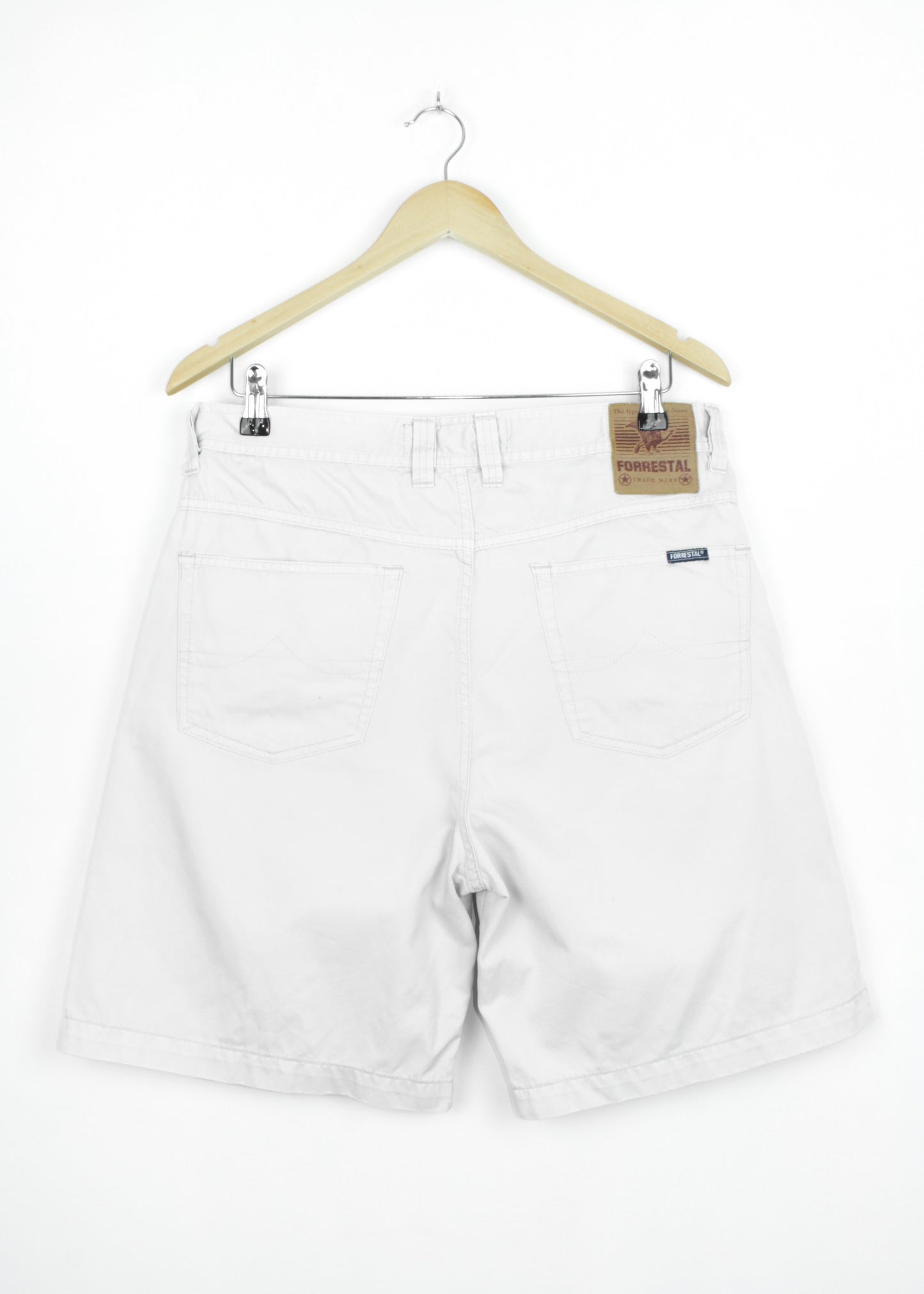 Vintage jean shorts in white