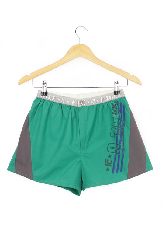 Vintage sport shorts in green