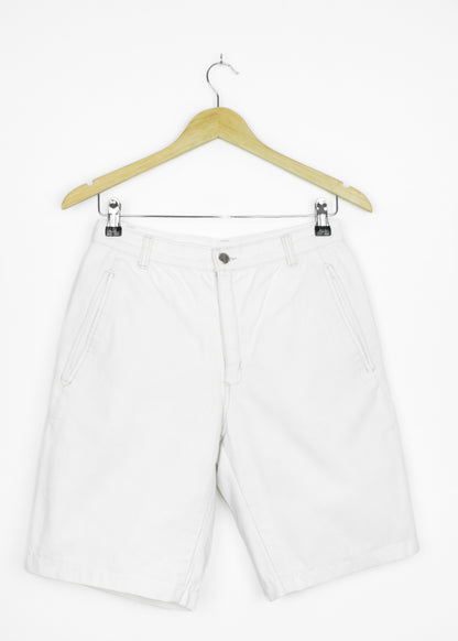 Vintage Pepper jean shorts in white