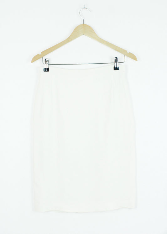 Vintage pencil skirt in cream