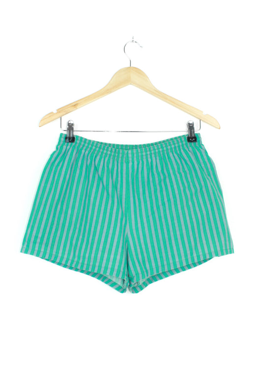 Vintage striped swimming trunks in blue