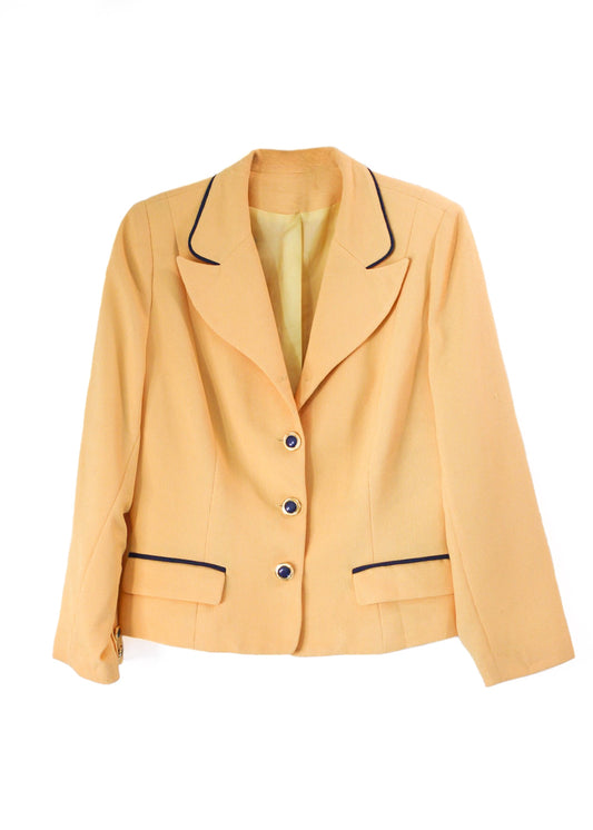 Vintage Classic Blazer in Yellow