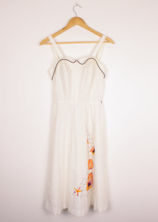 Sarafan in white